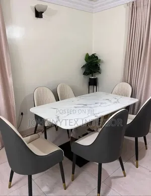 Imported Dining Table With Double Legs