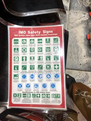 IMO Safety Signs Poster