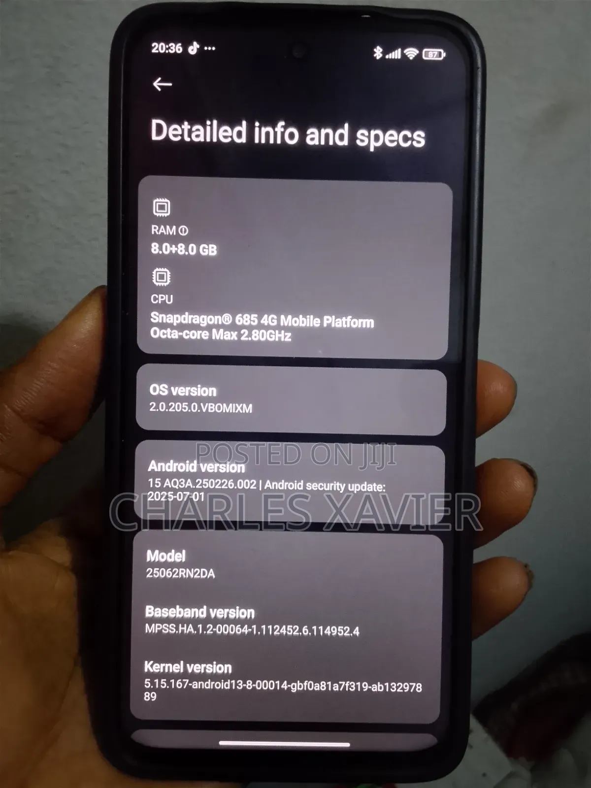 Xiaomi Redmi 15 256 GB Gray