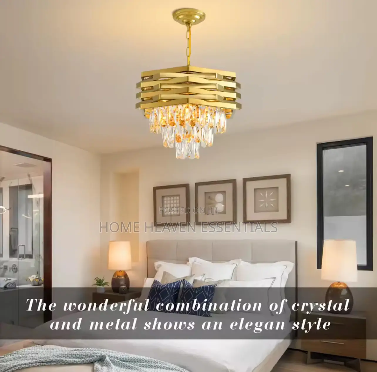 Luxury Ceiling Crystal Chandelier Light