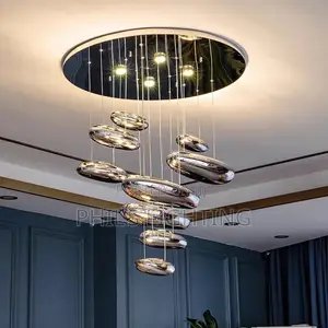 Italian Minimalist Design Living Room Hanging Water Drop Lamp Modern