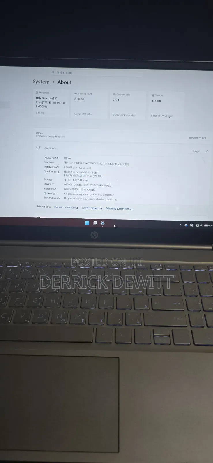 Laptop HP Pavilion 14 8GB Intel Core i5 SSD 500GB