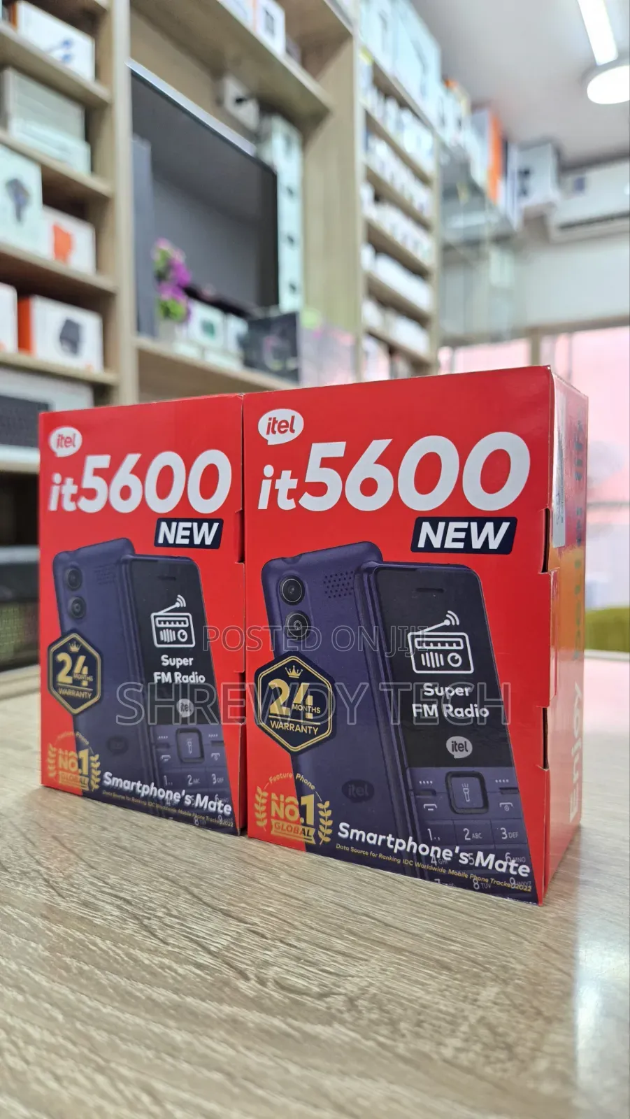 New Itel it5600 Black