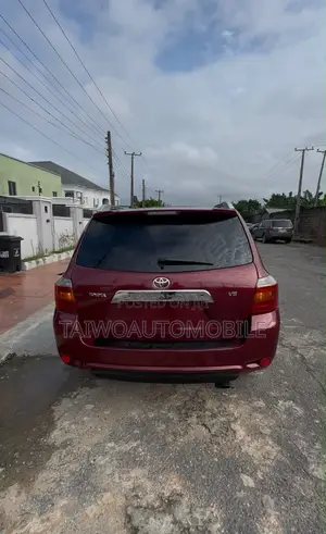 Toyota Highlander 2008 Red