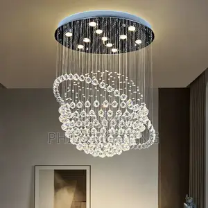 Modern Living Room LED Crystal Chandelier