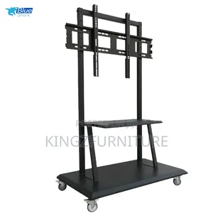 Motorized TV Lift Mobile Cart With Wheels 55 to 85 Inches