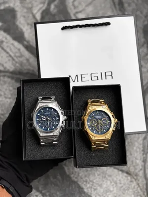 Megir Octagonal Classic Chain Watch