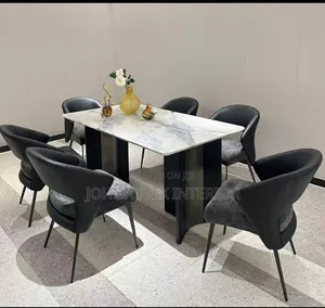 Ceremics Dining Table With 6 Seaters