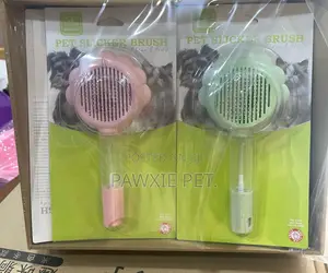 Nunbell Self Cleaning Slicker Brush With Spray On
