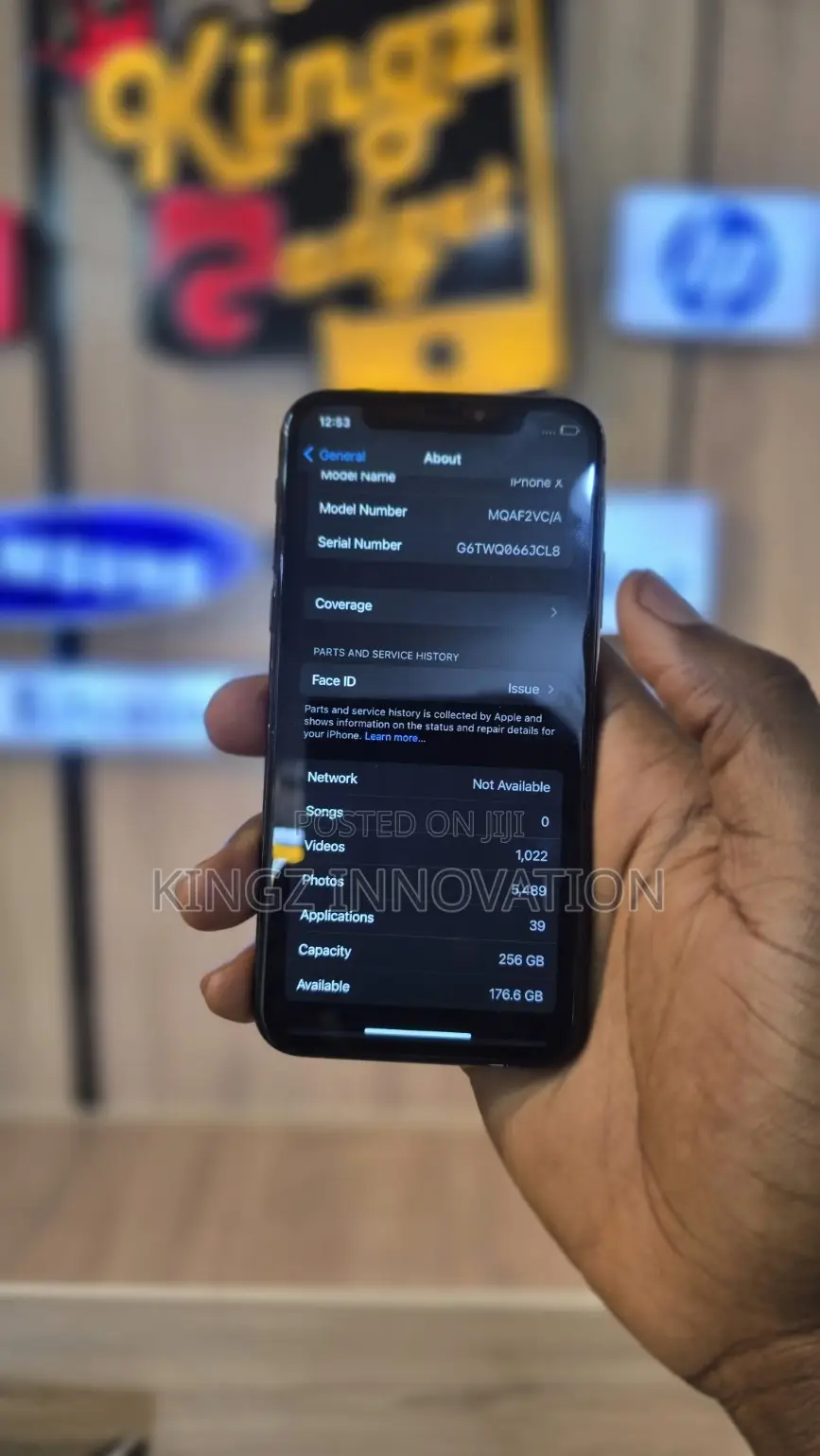 Apple iPhone X 256 GB Black