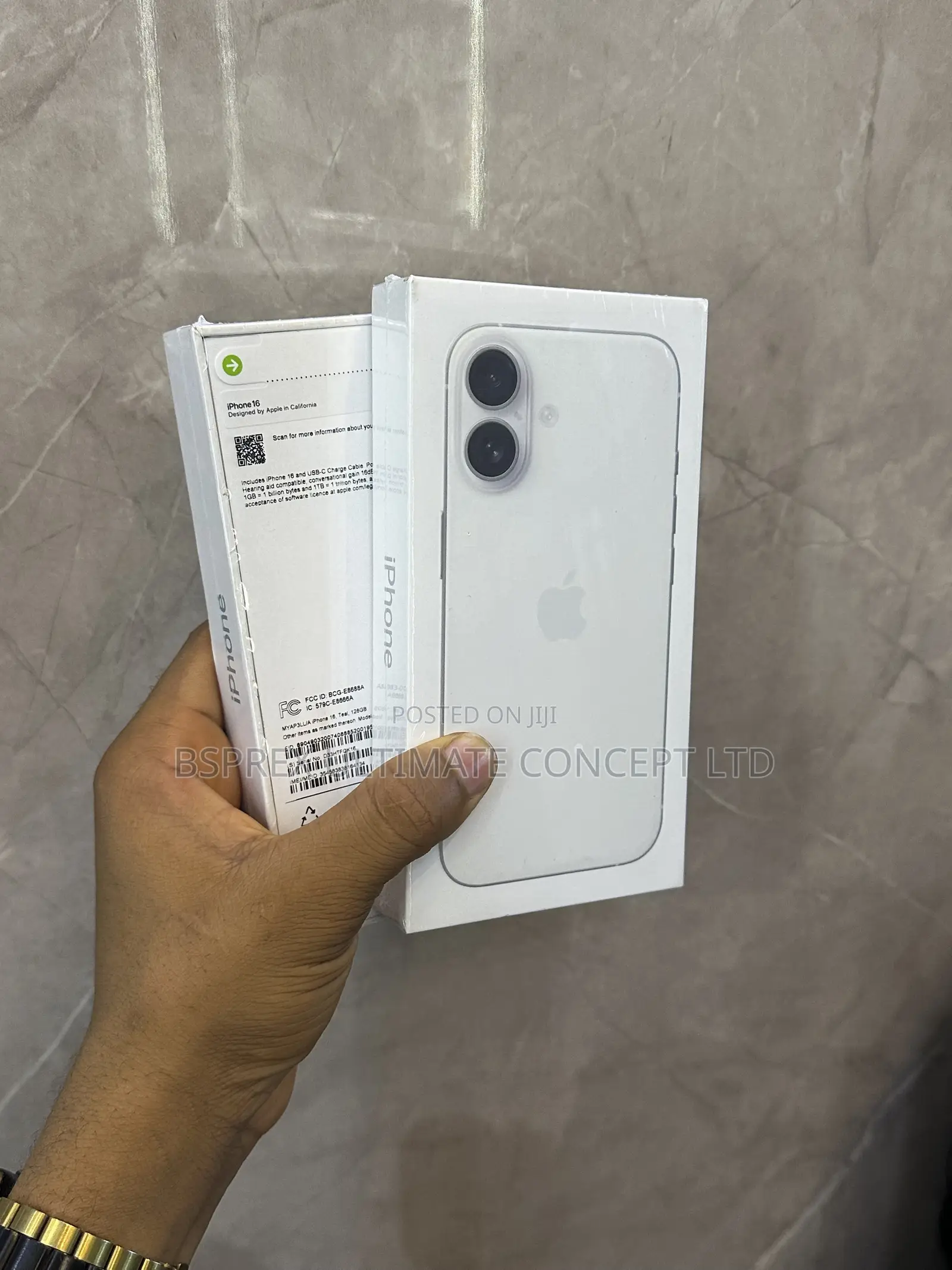 New Apple iPhone 16 128 GB White