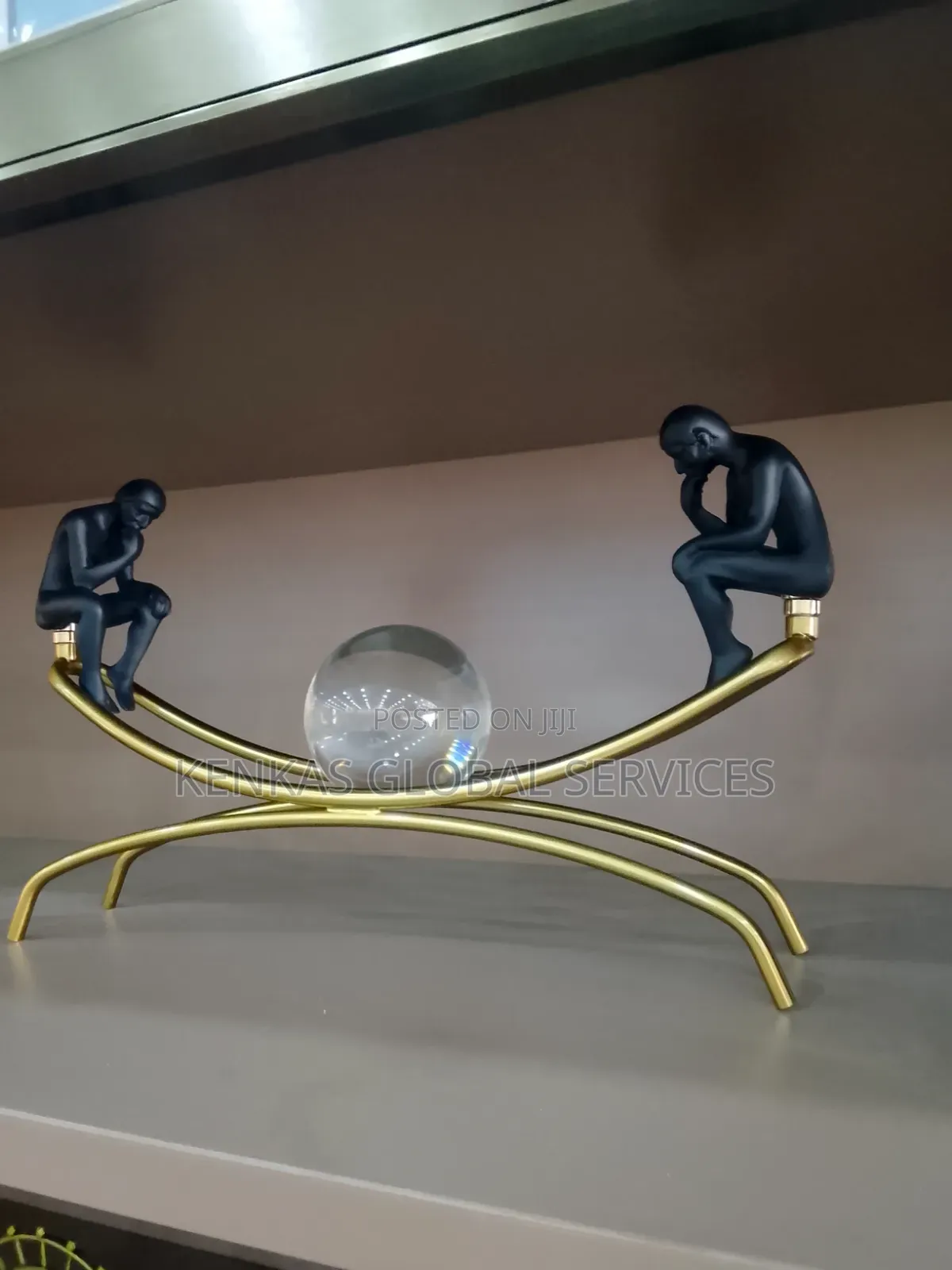 Modern Abstract "Thinkers' Balance" Sculpture
