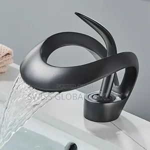 Quality Steel Basin Mixer Tap, Available in Black and Stainless