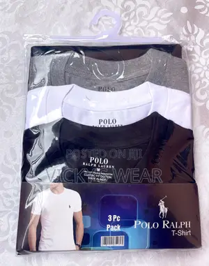 Men Polo Ralph Lauren Classic Crew Neck T-Shirt - 3 Pack