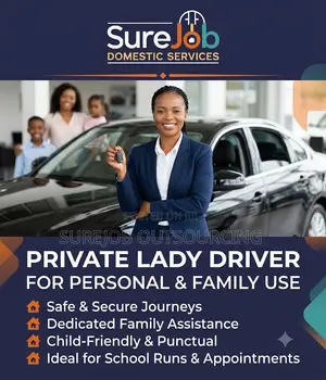 Private Lady Driver for Personal Family Use