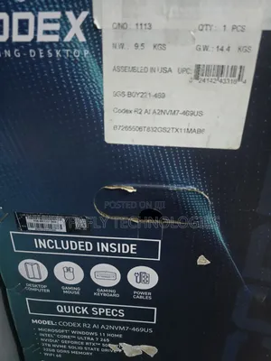 New Desktop Computer MSI Codex R2 32GB Intel Core Ultra 7 SSD 2T