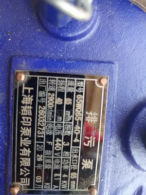 4KW Sewage Submersible Pump