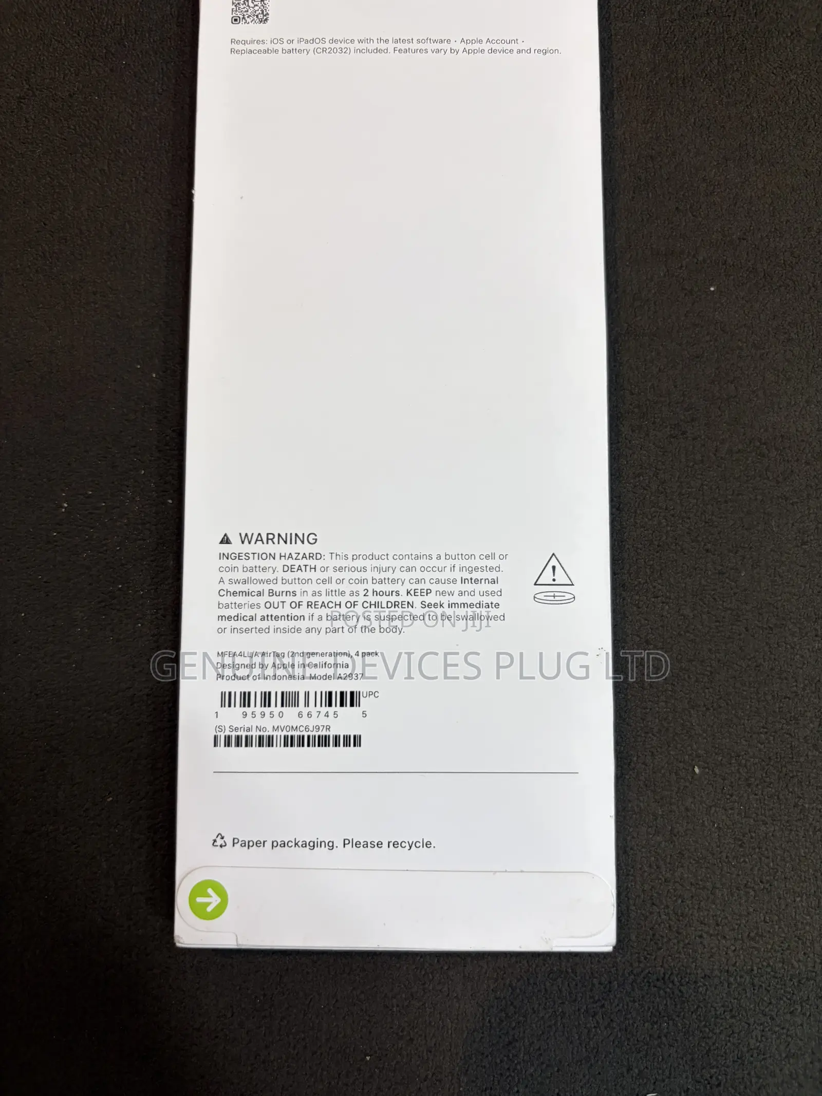 Apple AirTag (2nd Generation) 4 Packs