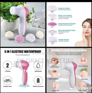 5 in 1 Face Scrubbing Brush / Facial Care Set