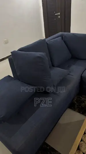 Blue Couch L Shape