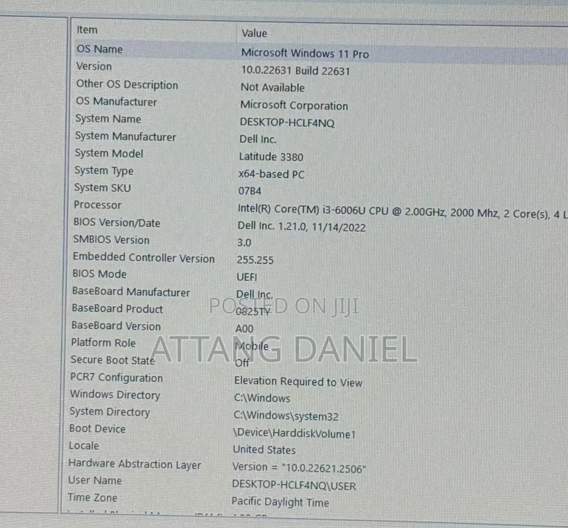 Laptop Dell Latitude 3380 4GB Intel Core i3 SSD 128GB