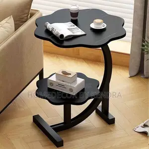 C-Curve Modern Double Layer Side Table