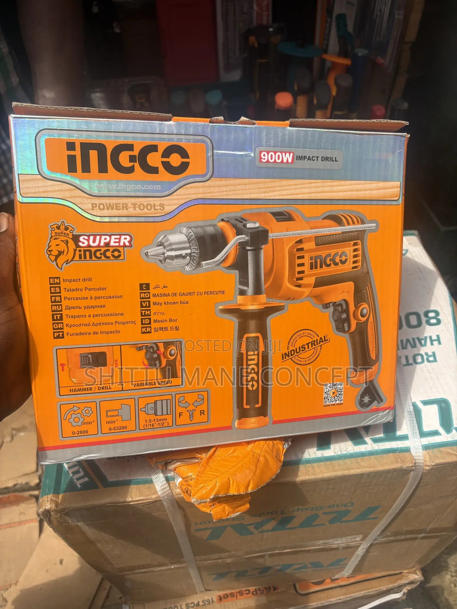 Eletric Drill Machine 900 Watt - 13mm