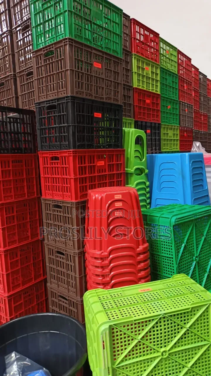 Multipurpose Plastic Rock Crate 50cm X 34cm X30cm