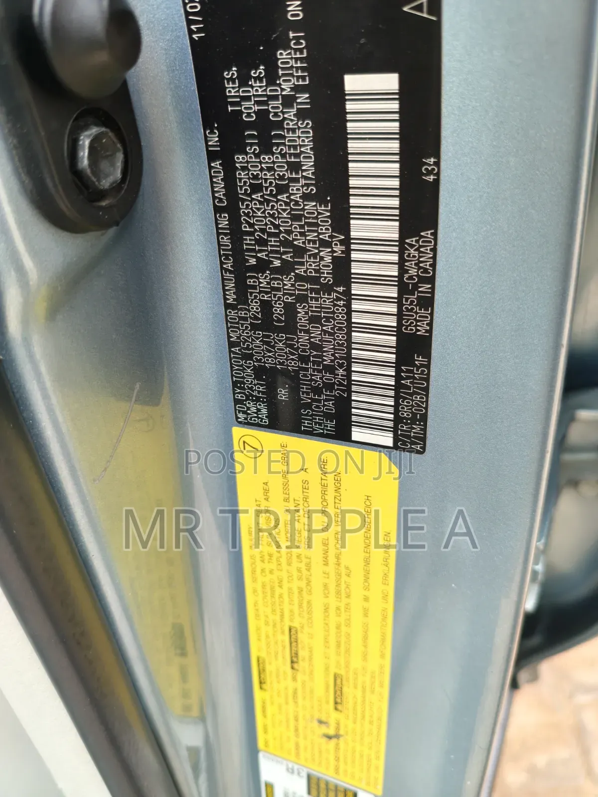 Lexus RX 2008 Blue