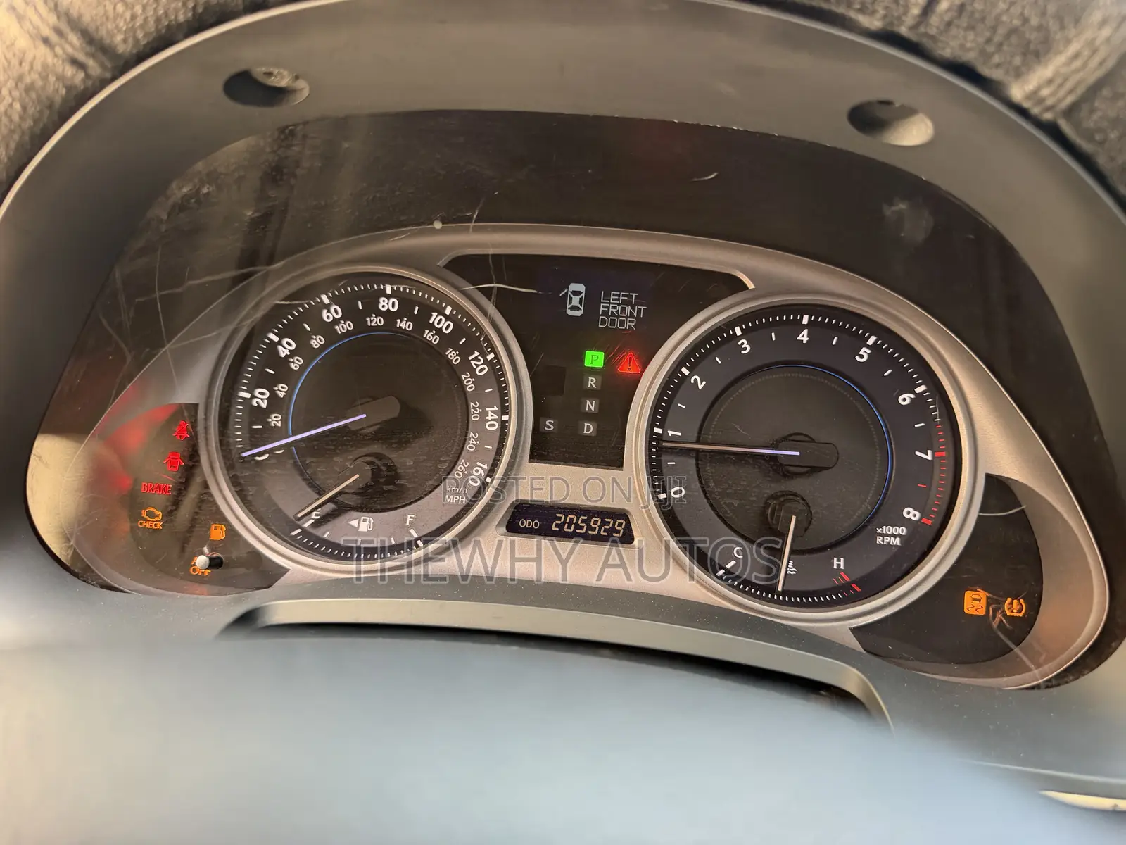 Lexus IS 250 2008 Blue