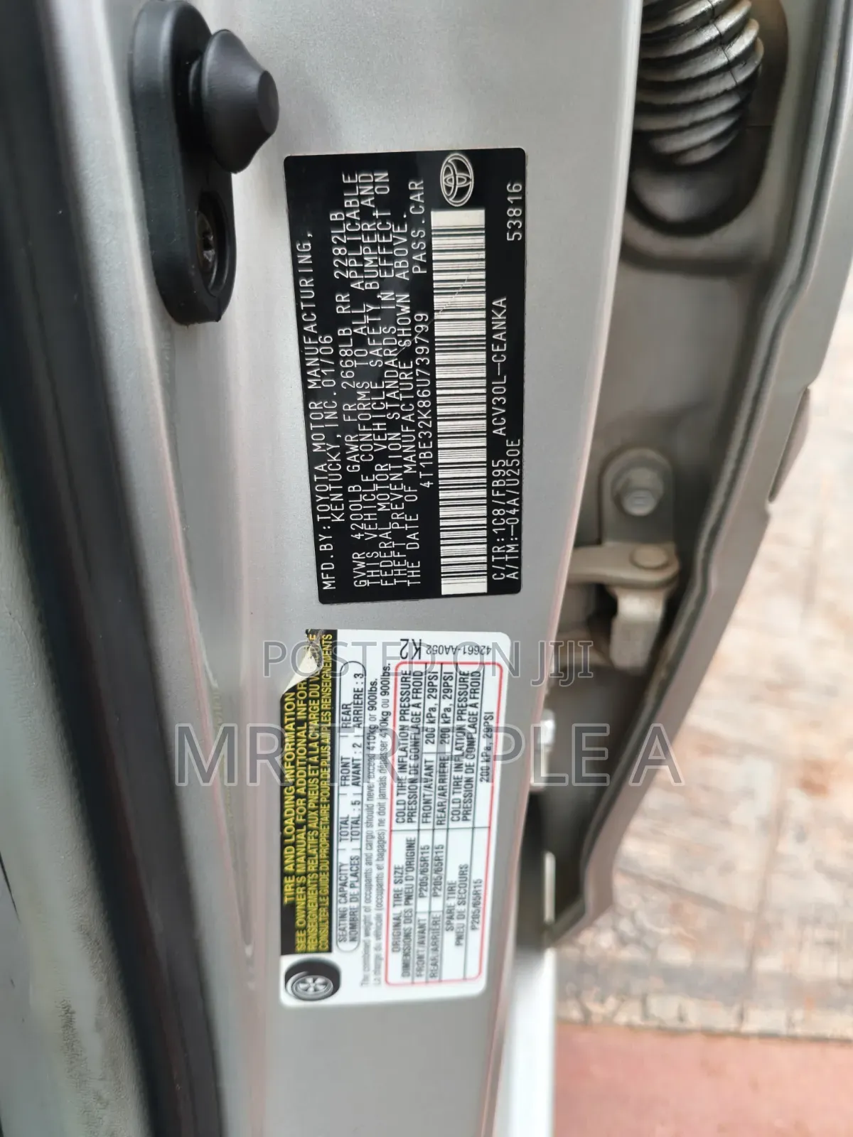 Toyota Camry 2006 Silver