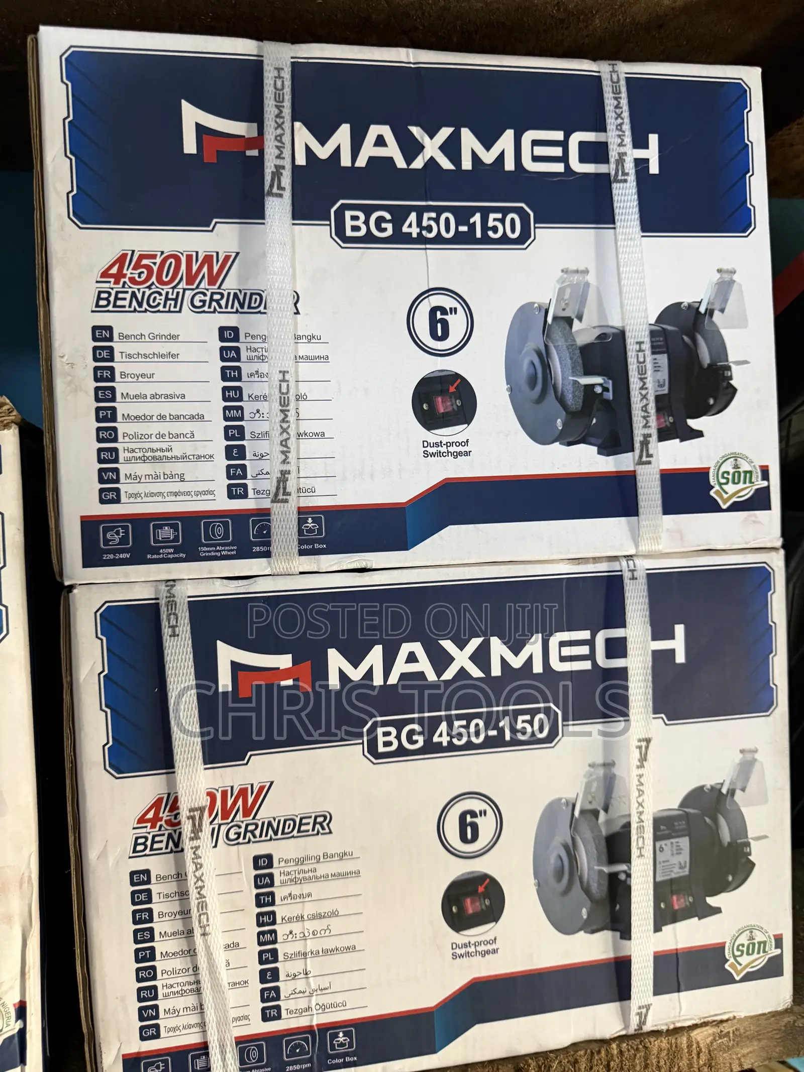 Maxmech 6” Bench Grinder