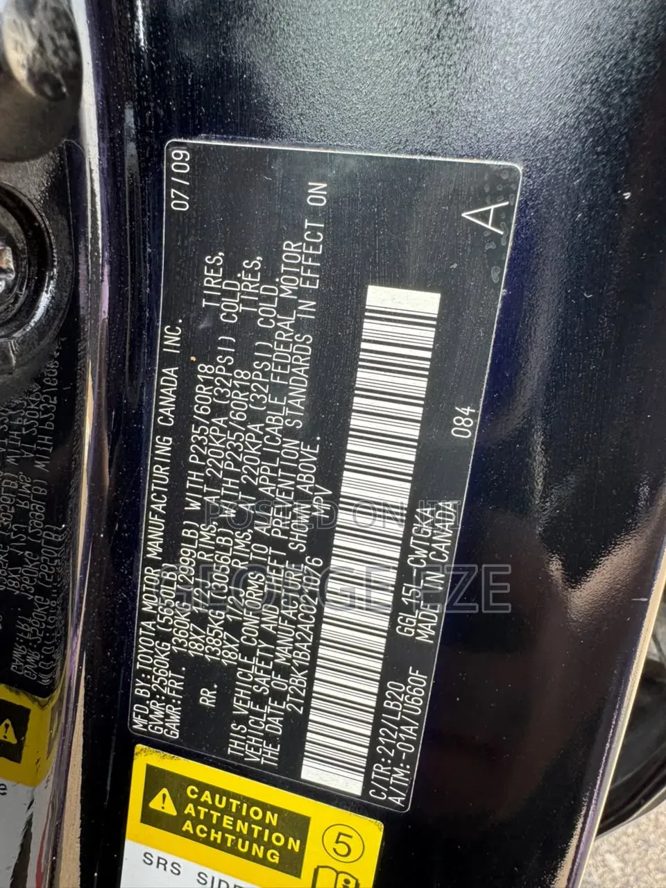 Lexus RX 2010 Black