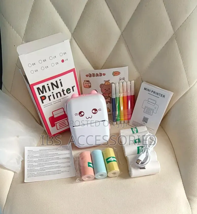 Mini Printer With Complete Accessories