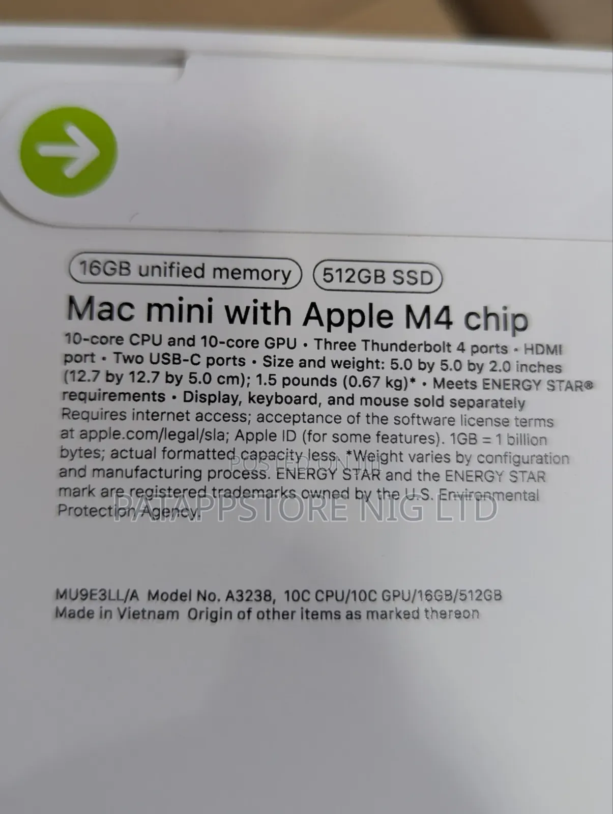 New Desktop Computer Apple iMac M4 16GB Apple M4 SSD 512GB