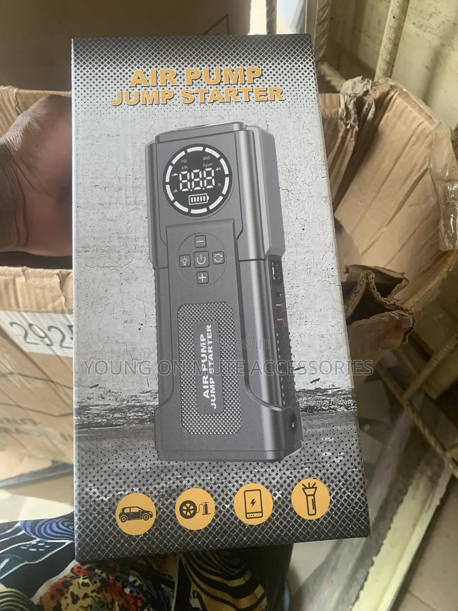 Hight Quality 2 in 1 Jump Start for Big and Small Engine + Air Pump