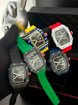 Luxury Men’s Skeleton Silicone Wristwatch – Premium Fashion Watch
