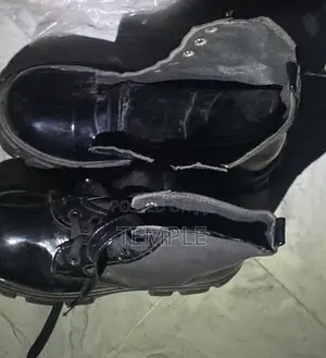 Boot Shoe With a Pocket Beside It