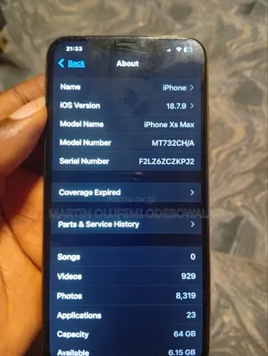 New Apple iPhone XS Max 64 GB Gold
