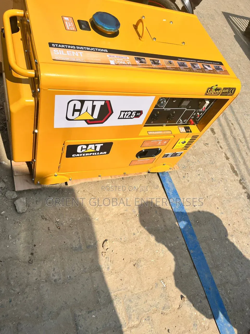Cat 12kva Soundproof Generator