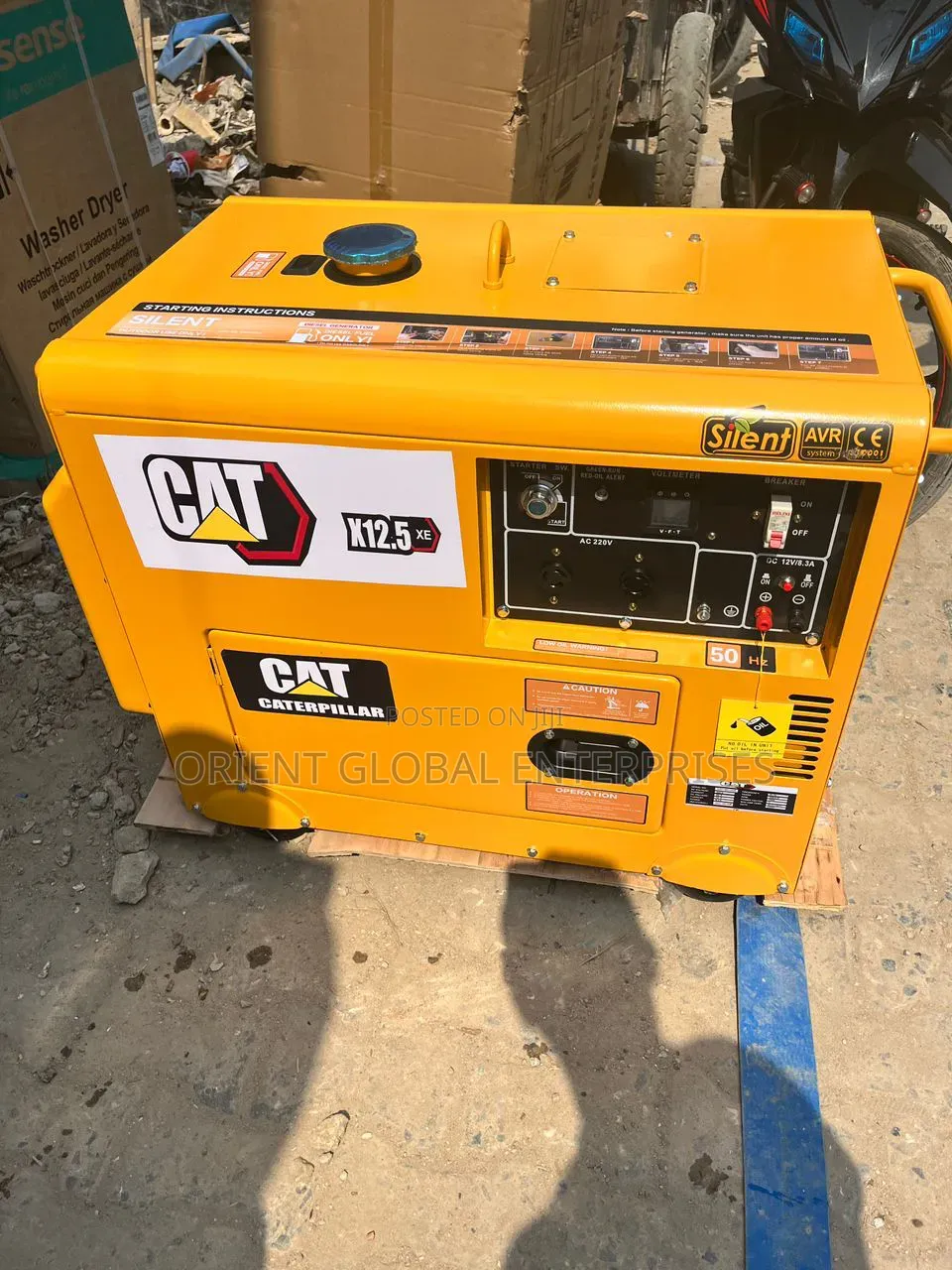 Cat 12kva Soundproof Generator