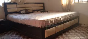 Neatly Used 6 by 7 Bed Frame for Sale
