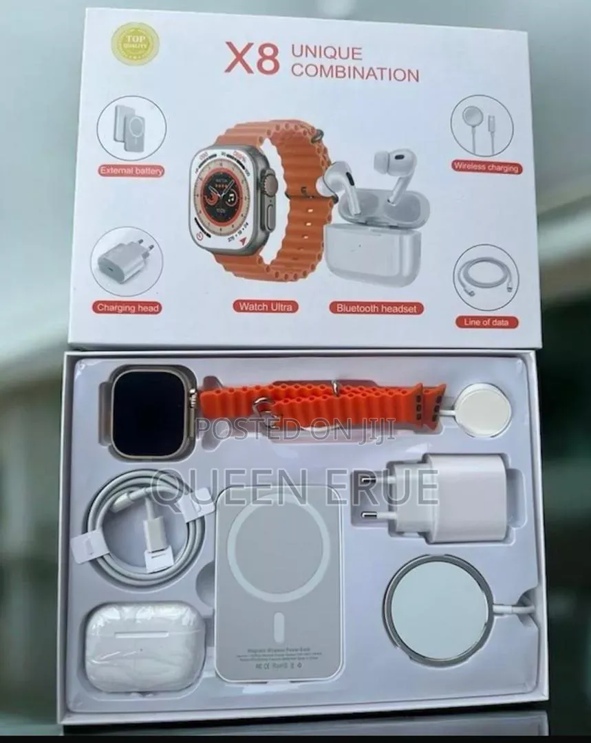 X8 Smartwatch+wireless Earbuds Combos