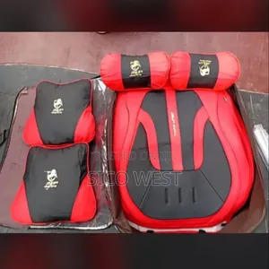 Original Red and Black Leather Car Seat Covers