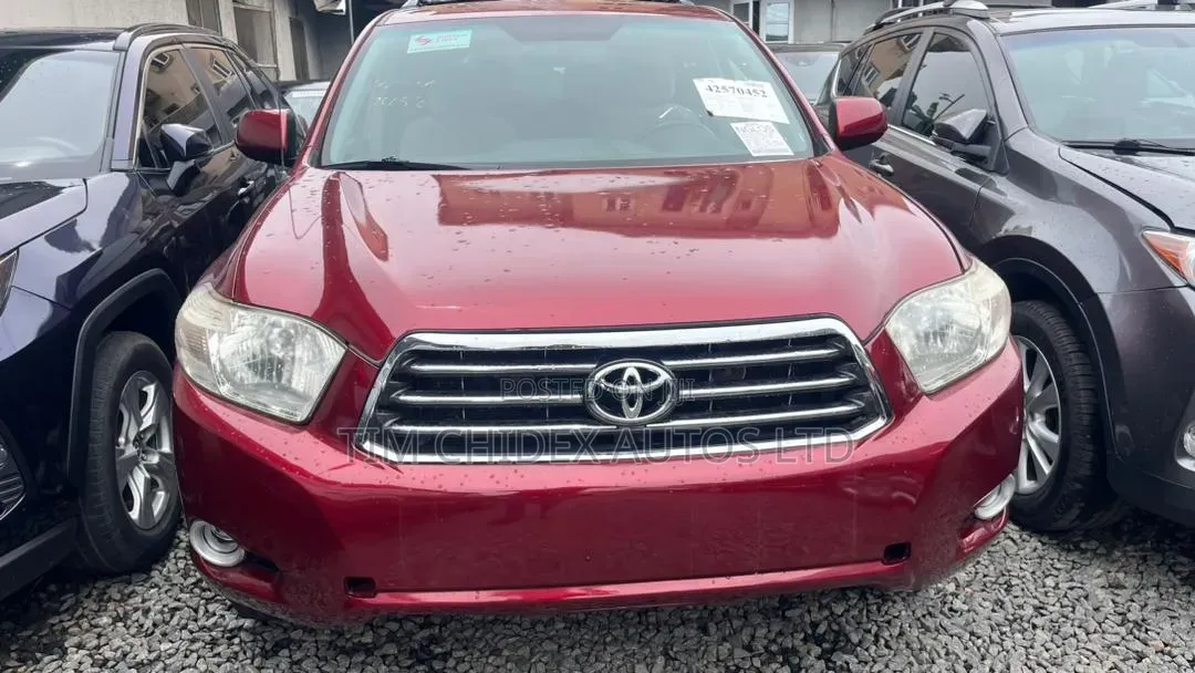 Toyota Highlander 2008 Red