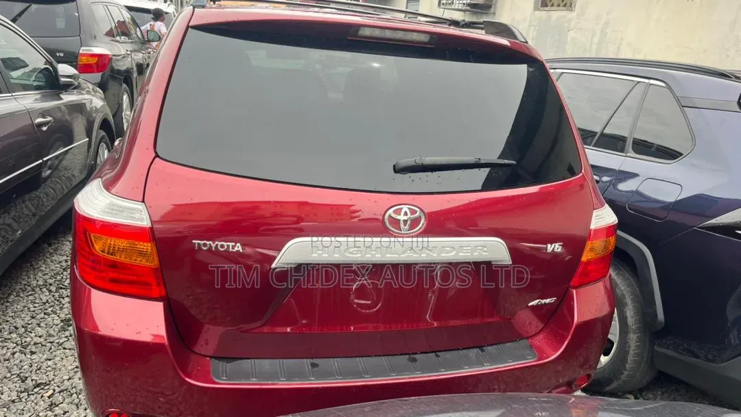 Toyota Highlander 2008 Red