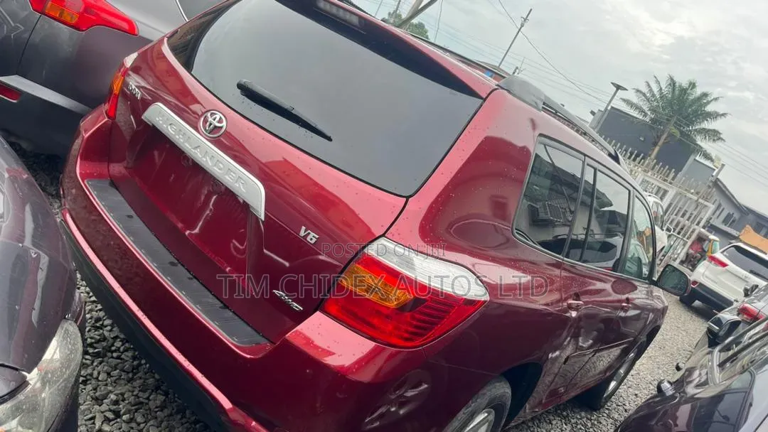 Toyota Highlander 2008 Red