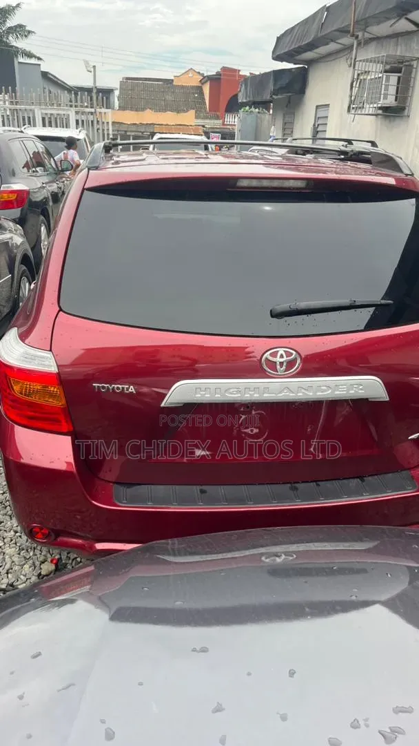 Toyota Highlander 2008 Red