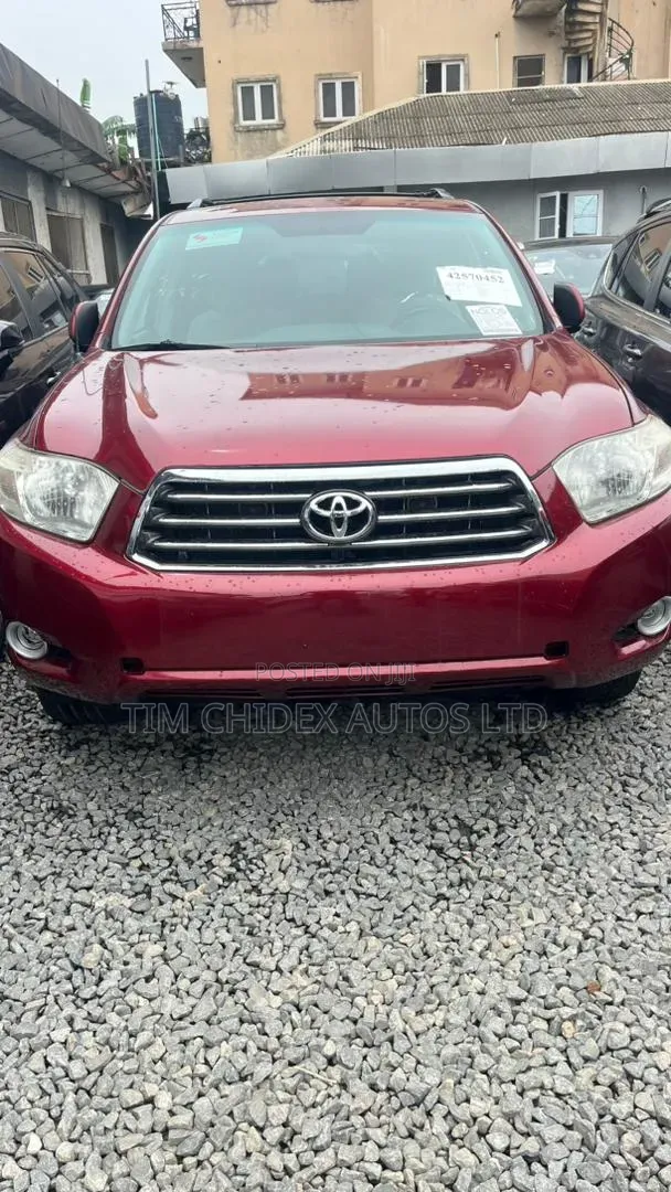 Toyota Highlander 2008 Red