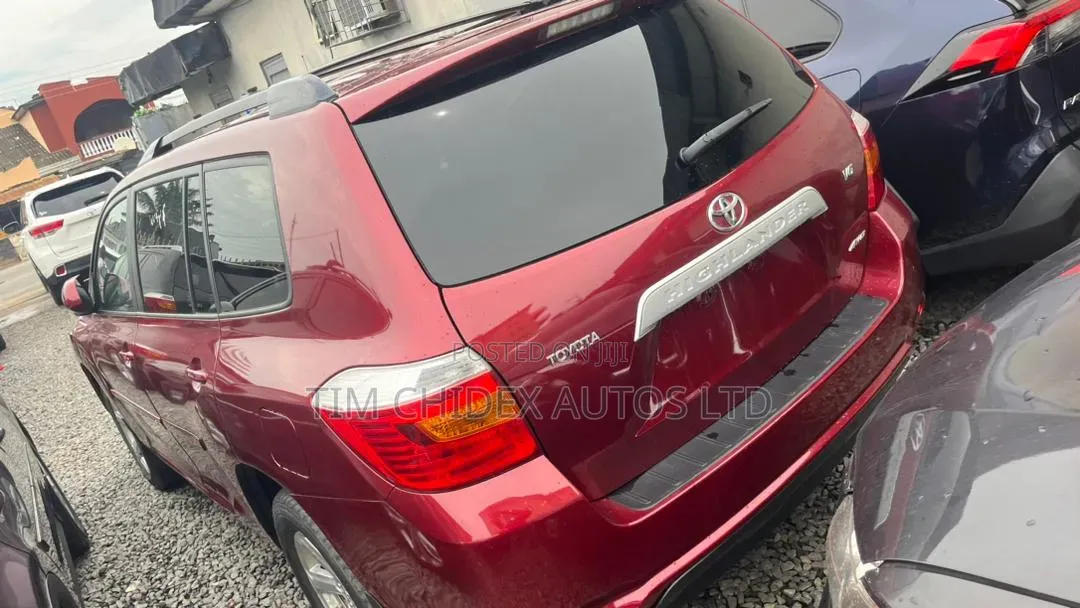 Toyota Highlander 2008 Red